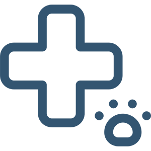 Pet medical icon